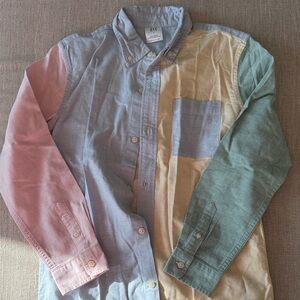 GAP Multicolor Kids Button Down Shirt